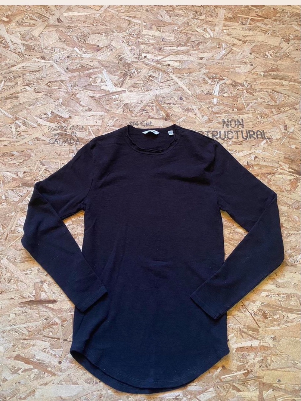 ONLY & SONS Black Long-Sleeve Tee